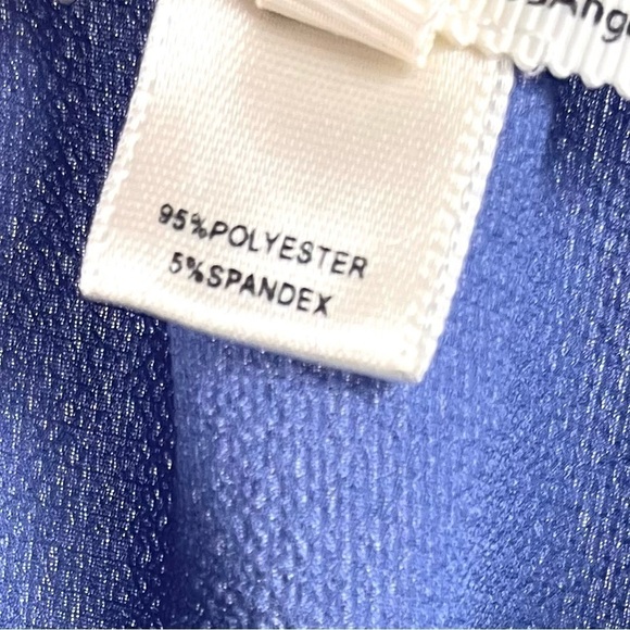 Monteau Small Scallop Flowy Tank Top Office Feminine Boxy Summer Retro - Picture 6 of 7